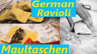 Vegetarian German Maultaschen  German Ravioli  recipe [upl. by Einahpets]