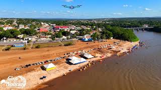 Praia quarto crescente de AragarçasGO imagens de hoje domingo dia 26 maio 2024 [upl. by Atnod]