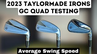 2023 Taylormade Irons Comparison  P7MC P770 P790 amp Stealth  Head 2 Head GC Quad Test [upl. by Shira841]