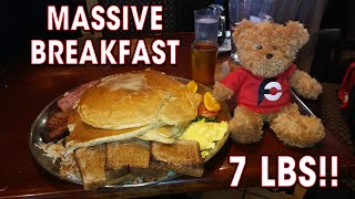 Mos 7LB Ultimate BREAKFAST Challenge in CANADA [upl. by Ellirehs288]