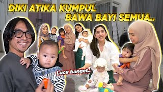 DIKI ATIKA DATENG BAWA BAYI lucu banget baby date [upl. by Synned]