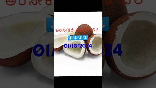 COPRA PRICE ARSIKERE arsikere coconut coprasellingtips fruit kannada price price natural [upl. by Tades412]