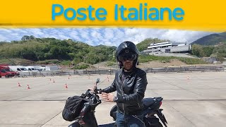 PROVA PRATICA MOTORINO POSTE ITALIANE POSTINO CON ZAVORRA  COME SI SVOLGE LESAME [upl. by Cosme33]