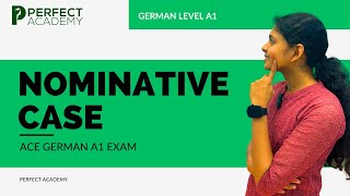 German Grammar  Nominative case Part 3  A1  Possessive Artikle Hilfe Verben im Nominativ [upl. by Newman]