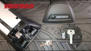 How to remove and replace locks inside a Yakima  Whispbar  Prorack [upl. by Whiffen]