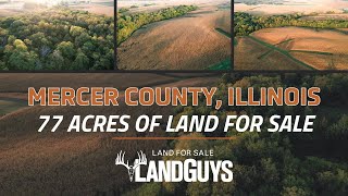 Mercer County IL 77 Acres For Sale  Perfect 5050 Farm [upl. by Johnna942]