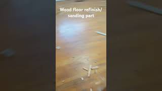 Wood floor refinishing process by the Pros HampG Remodel [upl. by Jarrad]