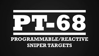 PT68 Sniper Target  Programmable Reactive Steel Popup 2000 meters [upl. by Cutler]