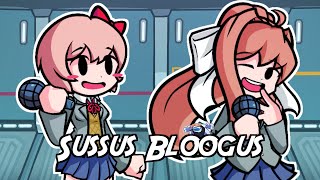 FNF Sussus Bloogus but Sayori vs Monika sings it [upl. by Erhart91]