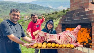 Delightful Taste of Rural Life Cooking a Whole 20kg Lamb in a Remote Mountain Village [upl. by Ellenor]