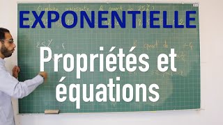 EXPONENTIELLE  Propriétés et équations [upl. by Marlin]