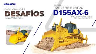 Conoce el Bulldozer D155AX6 de Komatsu [upl. by Verneuil492]