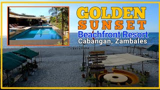 🏖️ GOLDEN SUNSET BEACHFRONT RESORT ⛵ Cabangan Zambales [upl. by Aicak]