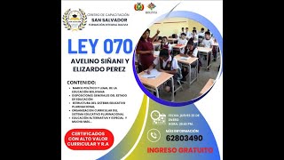 Ley 070 Avelino Siñani  Elizardo Perez [upl. by Varick]