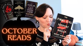 From Haunted Houses to Witchy Reads My October Book Recap [upl. by Enitsuj219]