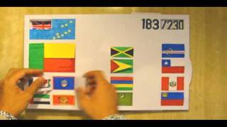 Flags of the World A NonDigital Interactive PopUp Book [upl. by Publea]