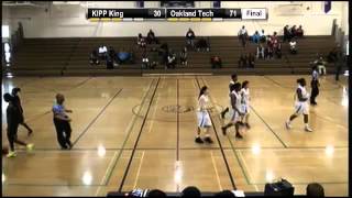 Oakland Tech wins the OALBACSAC Girls basketball championship by defeating KIPP King [upl. by Eladroc]