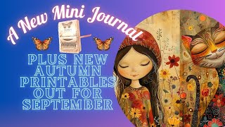 A Vintage Victorian Mini Journal How To and Some New September Journal Kits [upl. by Leor199]