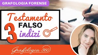 Testamento falso 3 indizi da esaminare [upl. by Lymn]