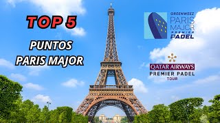 GREENWEEZ PARIS MAJOR  TOP 5 MEJORES PUNTOS  PREMIER PADEL 2024 [upl. by Crescantia]