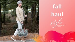 a mini fall haul with Talbots  style over 50 [upl. by Ramoh49]