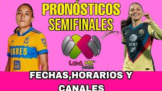 SEMIFINAL LIGA MX FEMENIL APERTURA 2024 FECHAS HORARIOS Y CANALES [upl. by Ruhl]