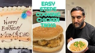 EASY STEPS MAKE HALAL CHICKEN TIKKA IN BUNS  SHOWN BY MRS KHAN [upl. by Nilhtac]