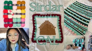 Sirdar Christmas Blanket CAL Weeks 12 [upl. by Akcinat431]