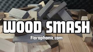 Wood Smash Sound Effects  Break Barrels  Wooden Crate Foley  floraphoniccom [upl. by Rugg]