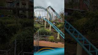 Colossus Roller Coaster Ride At Thorpe Park [upl. by Service]