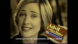 1998 Advil Cold And Sinus commercial [upl. by Afatsom]