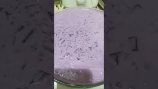 Ube gelatine so satisfying shortsfeed fyp ytshort [upl. by Ollayos]