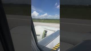 Landing at Cancun Airport aviation [upl. by Kerrin48]