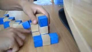 Como resolver el cubo de rubik 3x3 snake cube [upl. by Clevie]