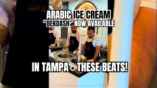 NEW Arabian Ice Cream Spot in Tampa [upl. by Inalej]