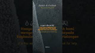 Surah AlFatihah  Syaikh Moutasem alHameediquranrecitation quran murottal [upl. by Hope243]