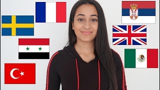 1 GIRL SINGS IN 7 LANGUAGES  BY LALASH [upl. by Rabbaj233]