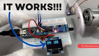 I made this Tachometer using IR sensor [upl. by Huckaby544]