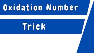 Oxidation Number Trick [upl. by Pinchas]