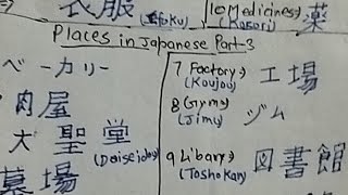 Places names in Japanese and explain in english part 3 [upl. by Ymereg]