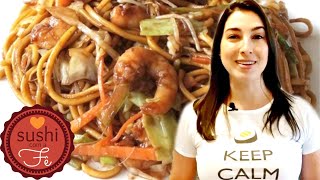 YAKISOBA INCRÍVEL  Como Fazer Sushi  Com a Fê [upl. by Eecram]