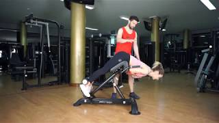 Lower Back Bench  Hyperextensions [upl. by Yrolg45]