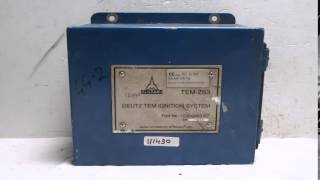 Deutz  Altronic Deutz TEM ZS3 Ignition System 1232 0993 KZ Repaired at Synchronics [upl. by Rehctelf]