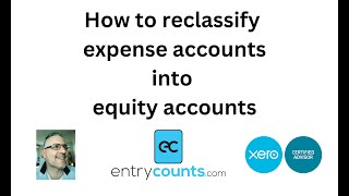 How to reclassify expense accounts to equity [upl. by Ikkela]