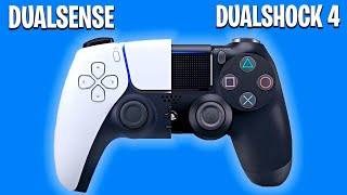 PS5 vs PS4 Controller Build Quality Features User Interface [upl. by Enihpets766]