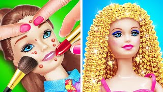 NOUS AVONS ADOPTÉ UNE BARBIE 👸✨ Relooking extrême de poupée pauvre vs riche par YOWZA [upl. by Richer506]