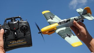 Messerschmitt BF109 German World War II 4Ch 3D6G RC WarbirdRC Airplane UnboxTest [upl. by Dedie887]