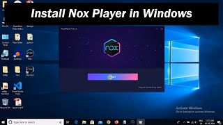 How to install Nox emulator in windows 10 [upl. by Aveer]