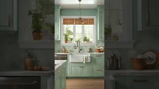 kitchen cabinet color ideaskitchen cabinet color ideas 2024kitchen kitchendecor kitchencorner [upl. by Elga]