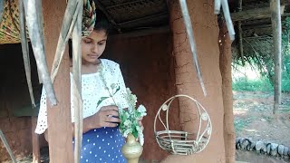 How to prepare manioc Leaves as tasty food sir Lankan girl cooking  healthy food Ceylon recipes [upl. by Assirahs700]